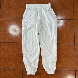 White Jogger Pants